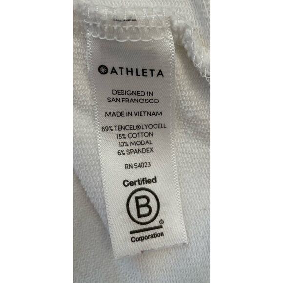 Athleta Pinnacle Criss Cross Hoodie White Size XS Activewear RN 54023 - Picture 6 of 6